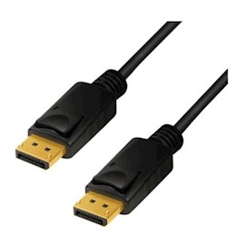 ვიდეო კაბელი LogiLink CV0120 DisplayPort To DisplayPort 2m, Black